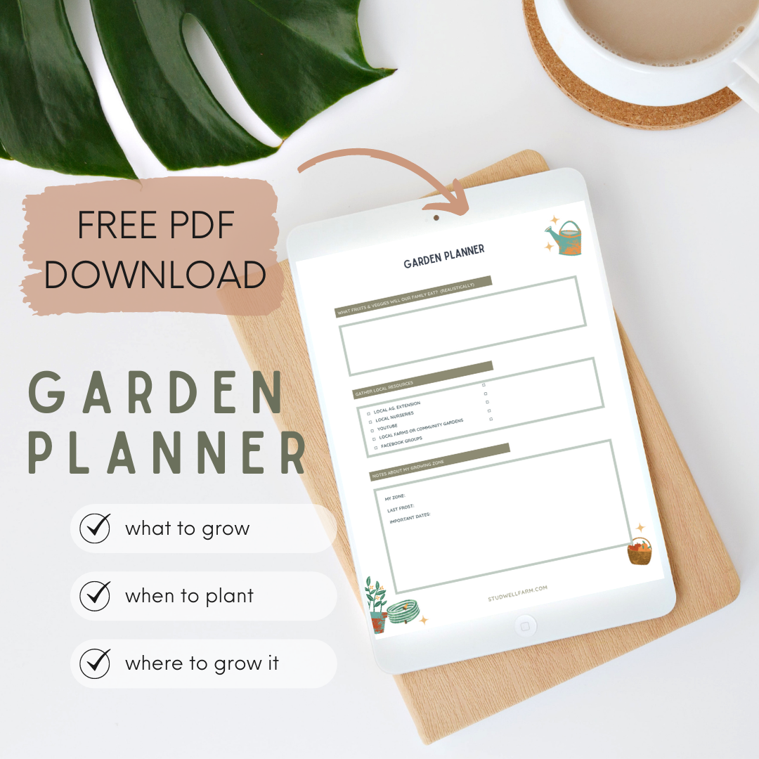 Studwell Farm Garden Planner